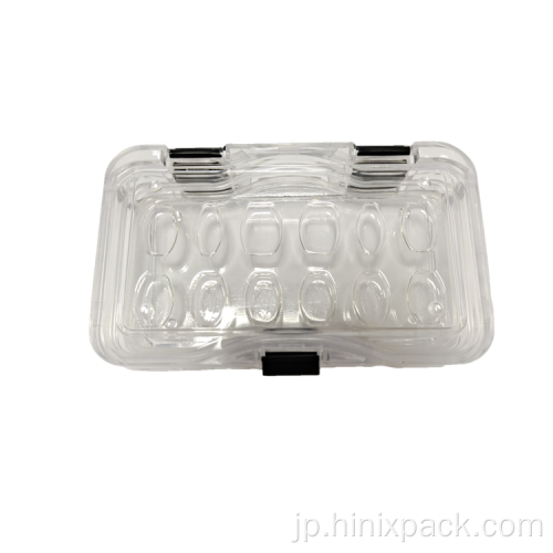 12pcsベニヤ用の透明な歯科用ベニア膜ボックス